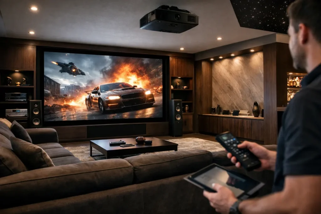 Custom Media Room Installation Done Right