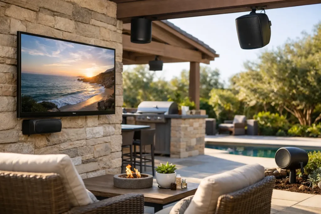 Outdoor TV and Speaker Installation Tips