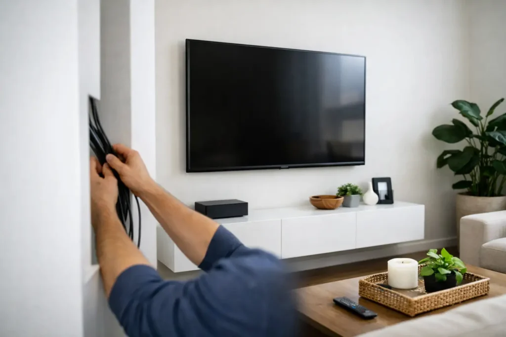 How to Hide TV Wires the Clean Right Way