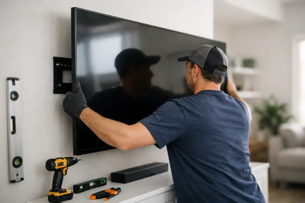 How to Mount Oversized Television Safely