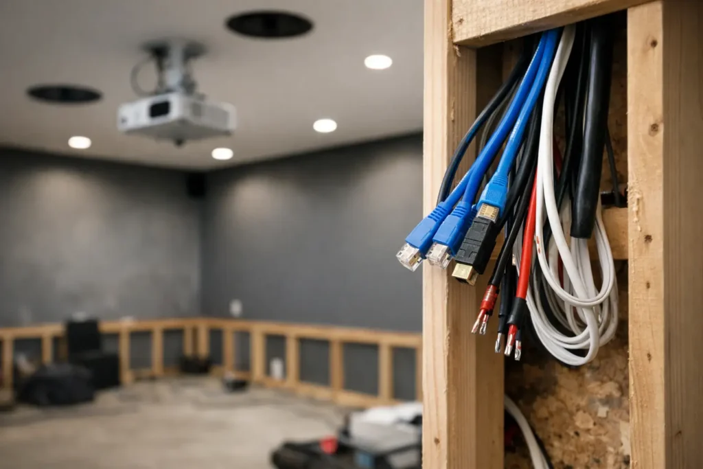 Home Theater Pre Wire Installation Basics