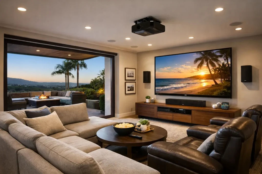 Best Media Room Layouts for Southern California Homes