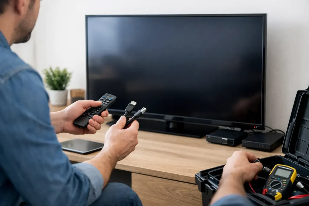 Fixing a No Signal TV Issue Without Guesswork