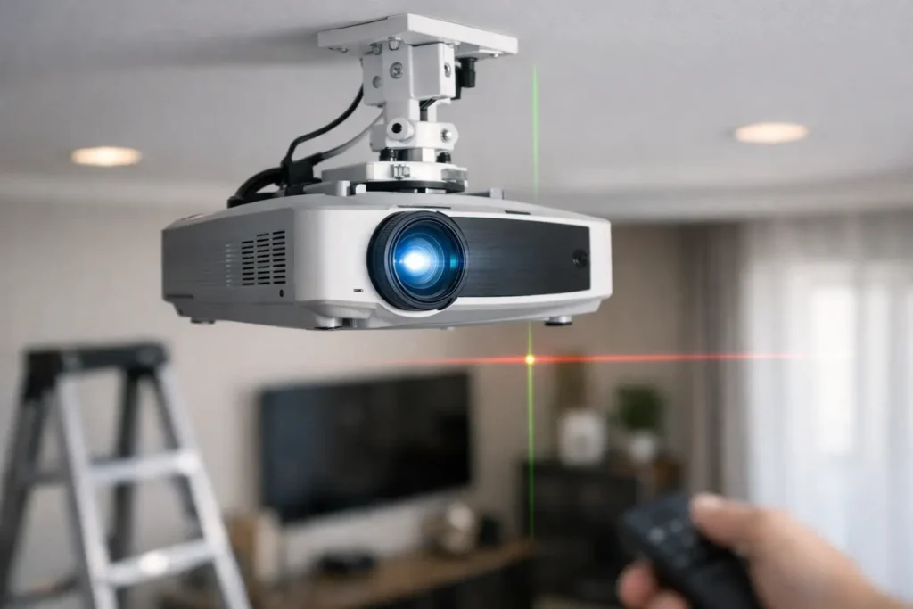 Projector Placement Guide for Ceiling Mounts