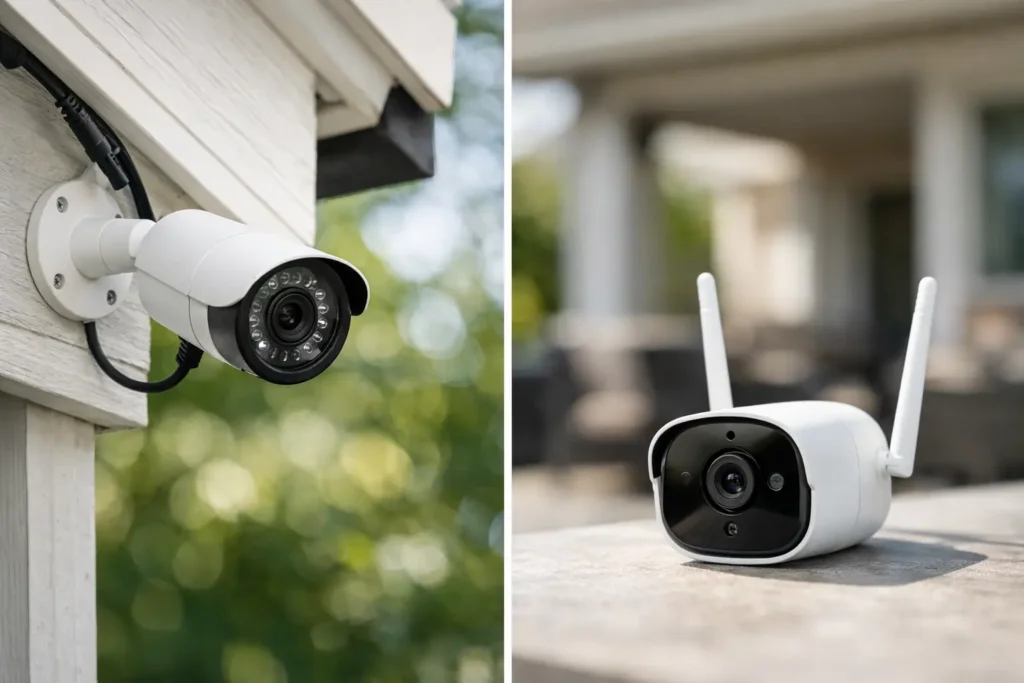 Wired Cameras vs Wireless for Your Home